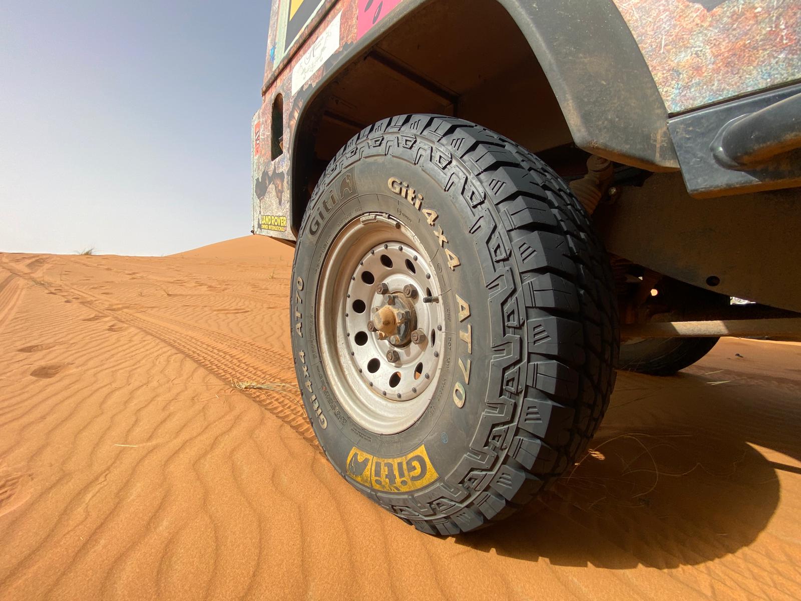 Giti4x4 AT 70s Staying On Top of the Sand and Dunes